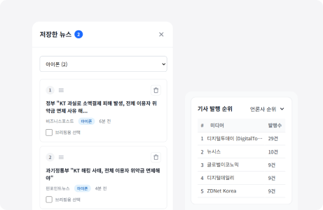 이슈 트래킹 결과